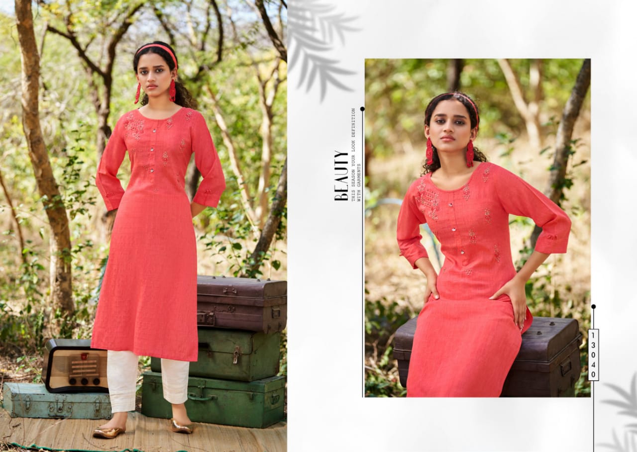 Kalaroop Mentos Designer Fancy Ethnic Wear Rayon Embroidery Kurti Collection
